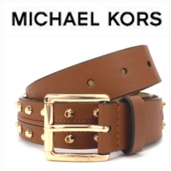 Michael Kors Astor Stud Studded Belt - Picture 1 of 7